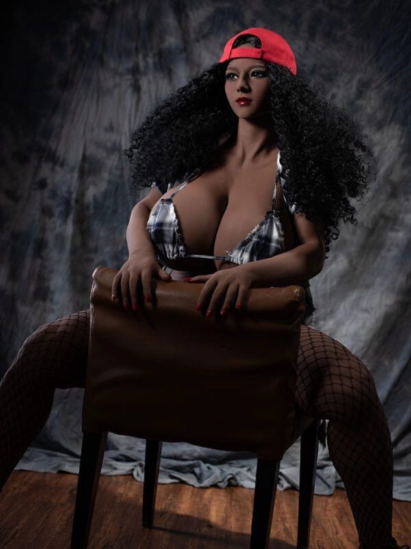 F5530-165cm/5ft5-50kg N Cup BBW Black TPE Huge Tits Big Ass Sex Doll For Men | 6YE - Image 2