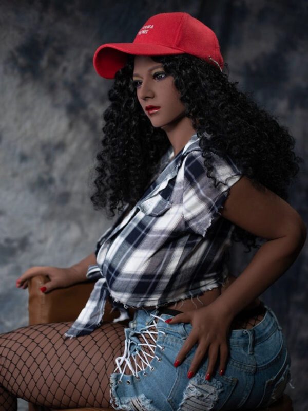 F5530-165cm/5ft5-50kg N Cup BBW Black TPE Huge Tits Big Ass Sex Doll For Men | 6YE - Image 6