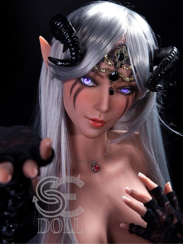 F367K-150cm-27kg Samantha E Cup Premium Anime Charming Devil TPE Small Alien Sex Doll【IN Stock】 | SE Doll - Image 9