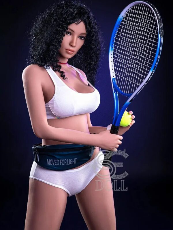 F868-159cm(5ft2)-37kg Maggie H Cup TPE Latin Sexy Sports Woman Big Boobs Love Doll | SE Doll - Image 4