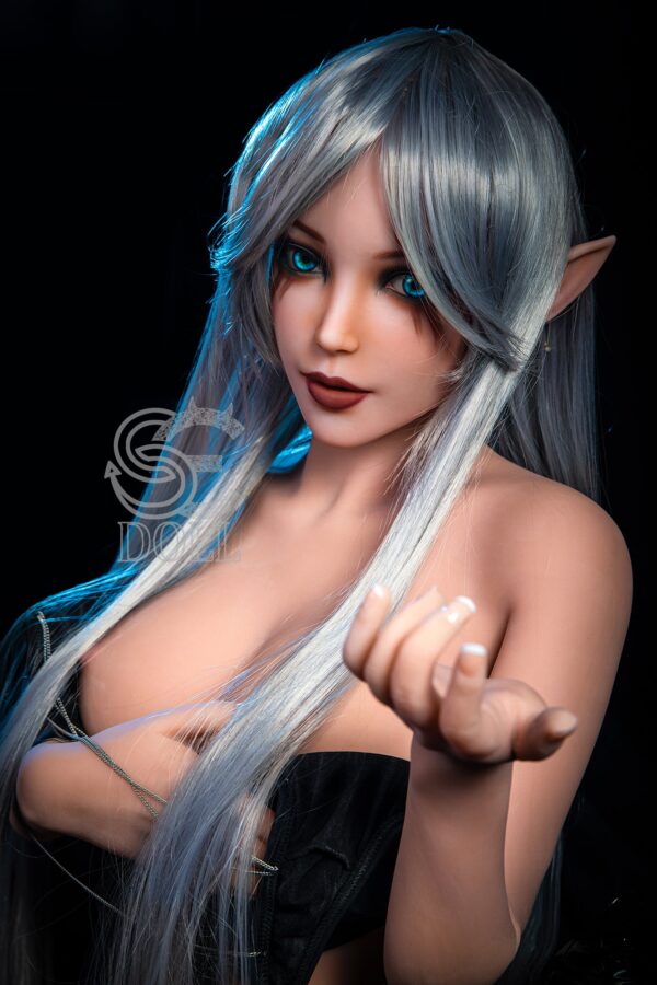 F361K-150cm/4ft9-27kg Elsa E Cup Fansty Dark TPE Elf Anime Alien Adult Sex Doll【IN Stock】| SE Doll - Image 5