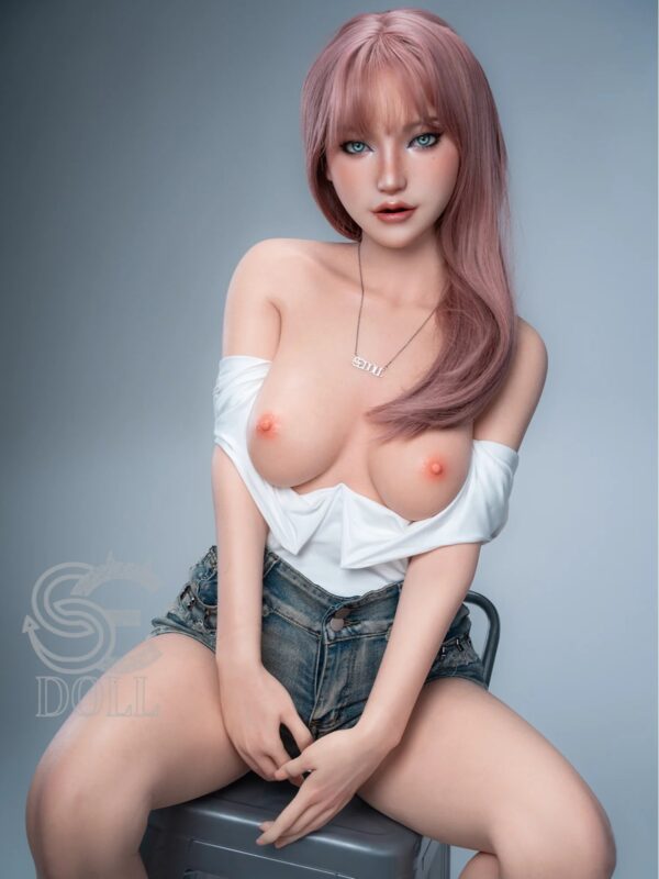 F4831-T160cm(5ft2)-27kg Bridget.D B Cup Small Tits Anime Silicone Asian Sex doll | SE Doll - Image 2