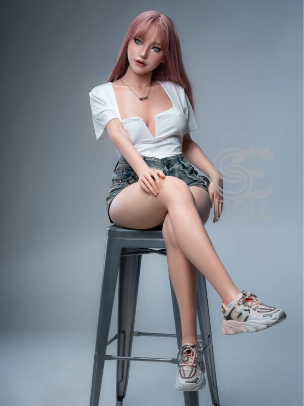 F4831-T160cm(5ft2)-27kg Bridget.D B Cup Small Tits Anime Silicone Asian Sex doll | SE Doll - Image 9