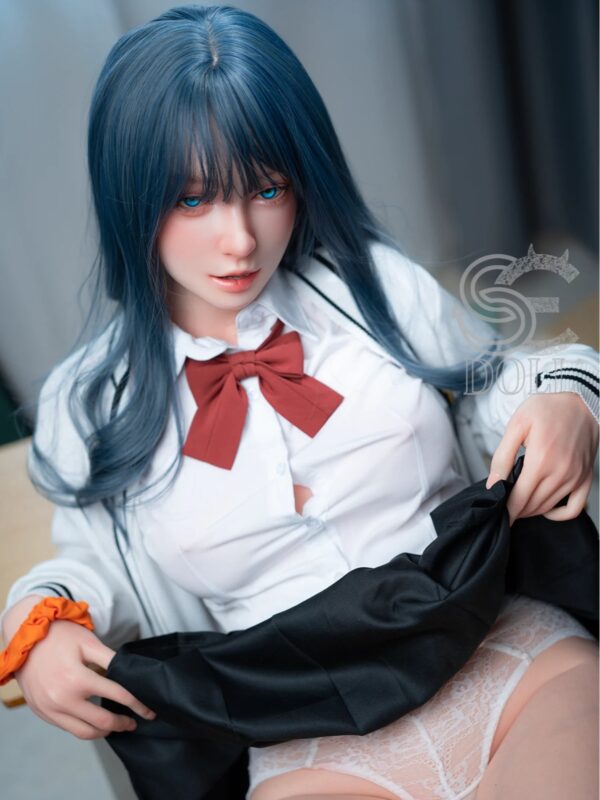 F4840-T160cm(5ft2)-27kg  Maya.A B Cup Small Tits Anime Japanese Silicone Asian Sex doll | SE Doll - Image 10