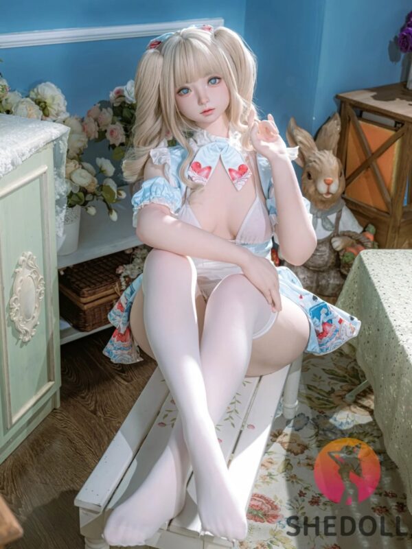 F6082—150cm/4ft9-38kg B Cup Asian ROS Silicone Head TPE Body Sex Doll | SHEDOLL - Image 11