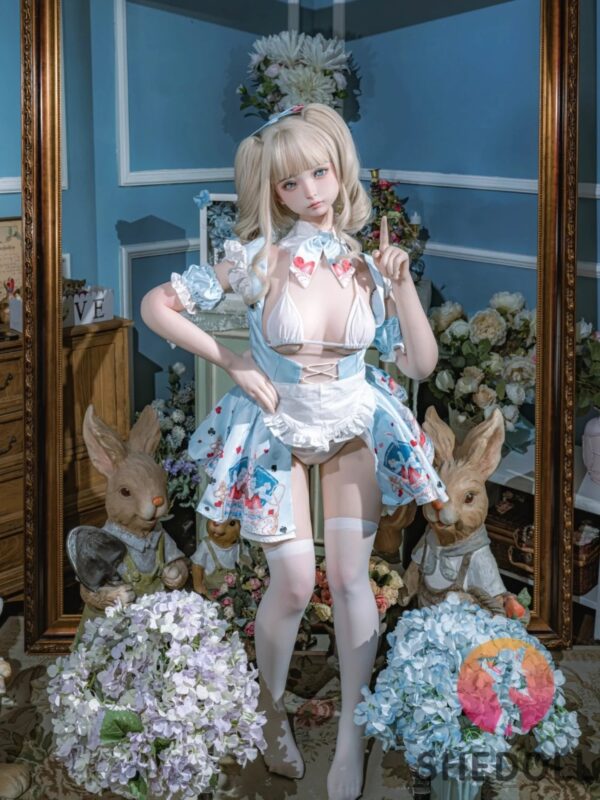 F6082—150cm/4ft9-38kg B Cup Asian ROS Silicone Head TPE Body Sex Doll | SHEDOLL - Image 9
