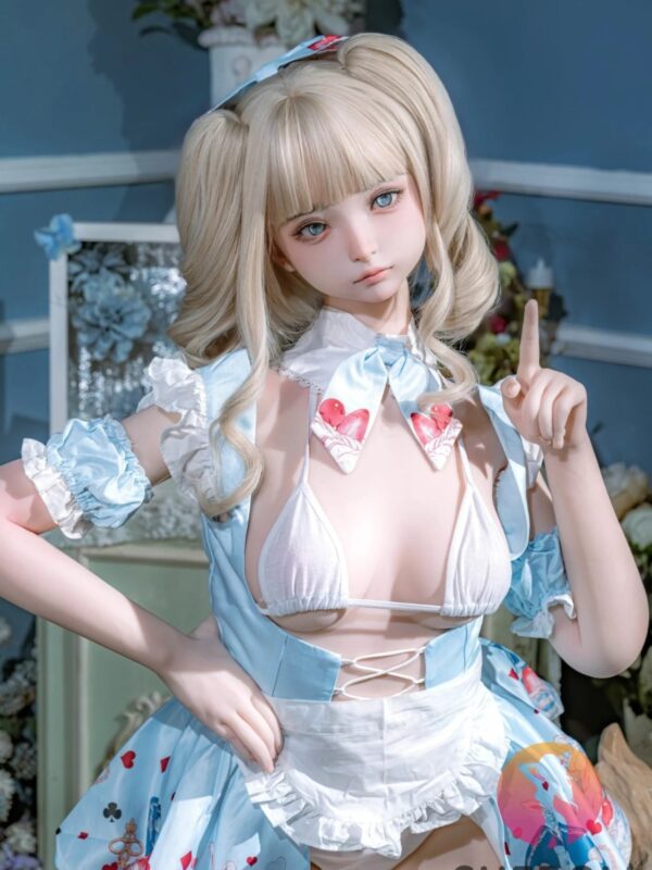 F6082—150cm/4ft9-38kg B Cup Asian ROS Silicone Head TPE Body Sex Doll | SHEDOLL - Image 4