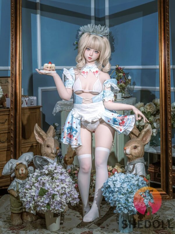 F6082—150cm/4ft9-38kg B Cup Asian ROS Silicone Head TPE Body Sex Doll | SHEDOLL - Image 8