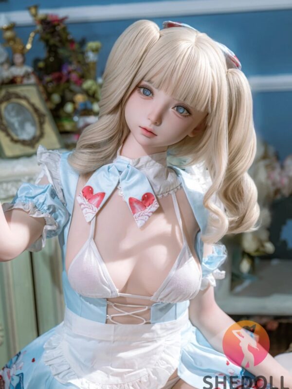 F6082—150cm/4ft9-38kg B Cup Asian ROS Silicone Head TPE Body Sex Doll | SHEDOLL