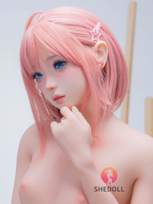 F6088—152cm/5ft-33kg A Cup Silicone Head TPE Body Realistic Mini Sex Doll with Lifelike Skin for Discreet Pleasure | SHEDOLL - Image 17