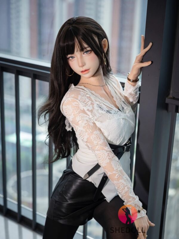 F6097—152cm/5ft-38kg A Cup Asian ROS Silicone Sex Doll | SHEDOLL