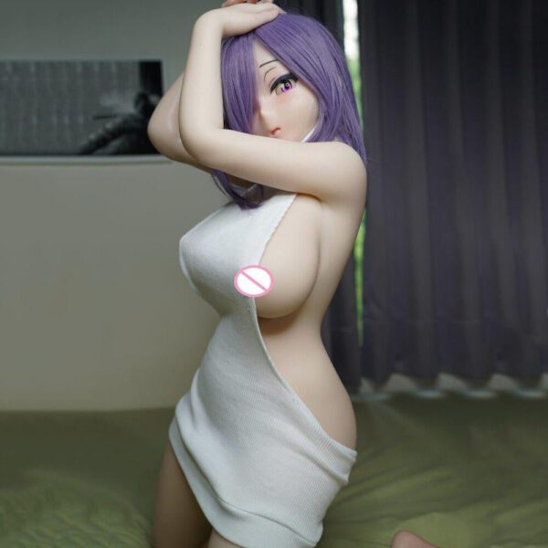Silicone full body sex doll into realistic blowjob | Japanese anime love doll - Image 4