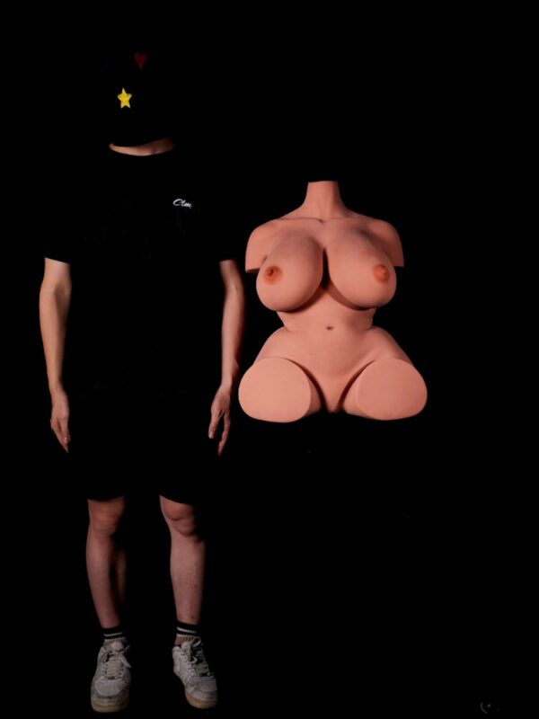 T344(67lbs)#160 Black- STPE BBW Torso Sex Doll【IN Stock USA】｜Climax Doll Classic - Image 16