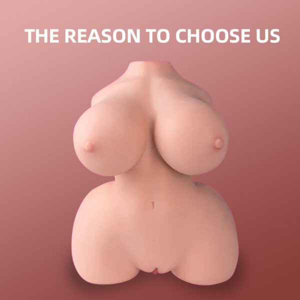 T702- (10.5lb)Realistic Busty BBW Big Boobs Booty Torso Sex Doll Pocket Pussy Male Masturbator Adult Toy - Image 2