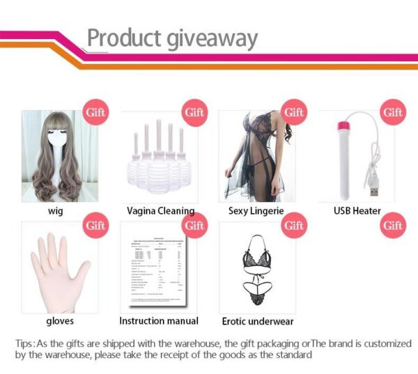 Full Size Silicone with Skeleton Love Doll Oral Vagina Pussy Anal Adult Doll - Image 17