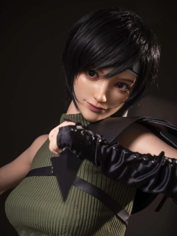 F4632—168cm/5ft5 .36.2kg C Cup Yuffie Kisaragi Silicone Chinese Sex Doll | Jiusheng Doll - Image 7