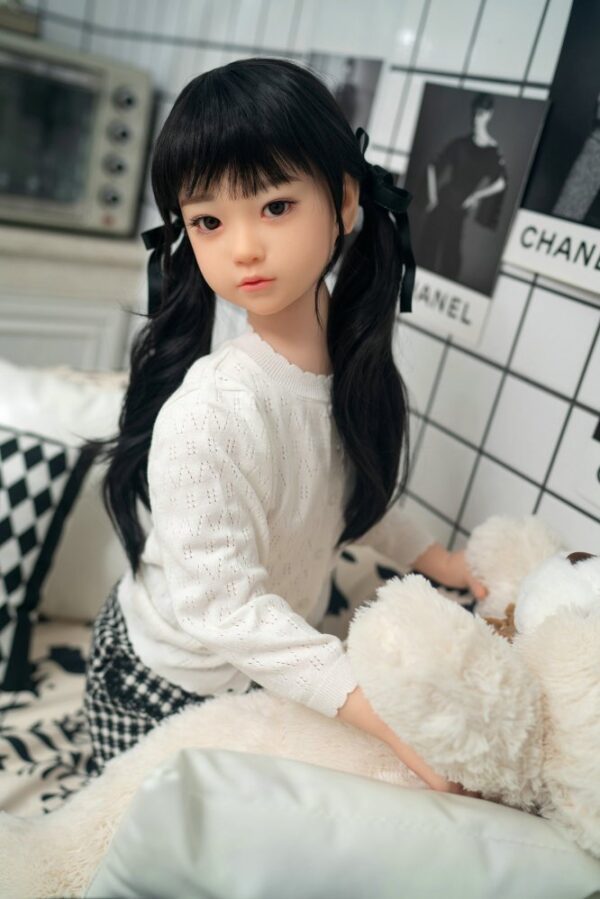 GB05# 121cm Super Real Silicone Cute Sex Doll - Image 9