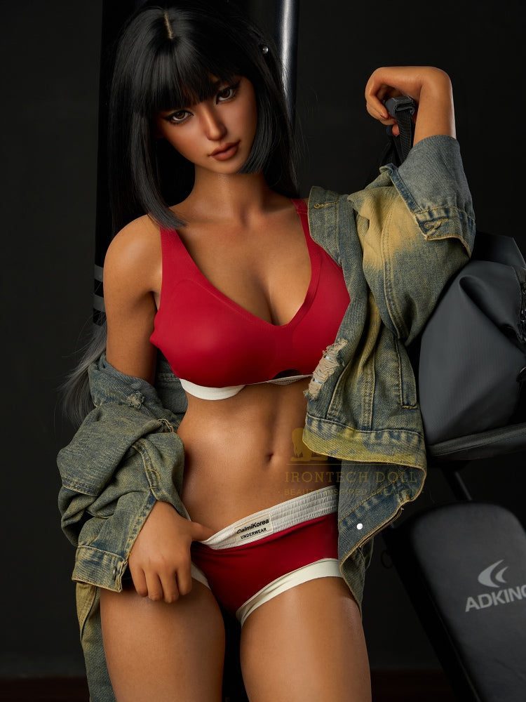 F2448-161cm(5ft3)-33kg E Cup Fitness Girl Silicone Sex Doll|Irontech Doll - Image 4