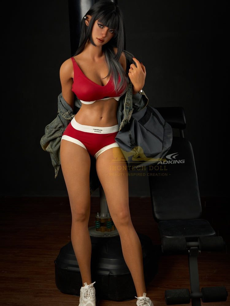 F2448-161cm(5ft3)-33kg E Cup Fitness Girl Silicone Sex Doll|Irontech Doll - Image 6