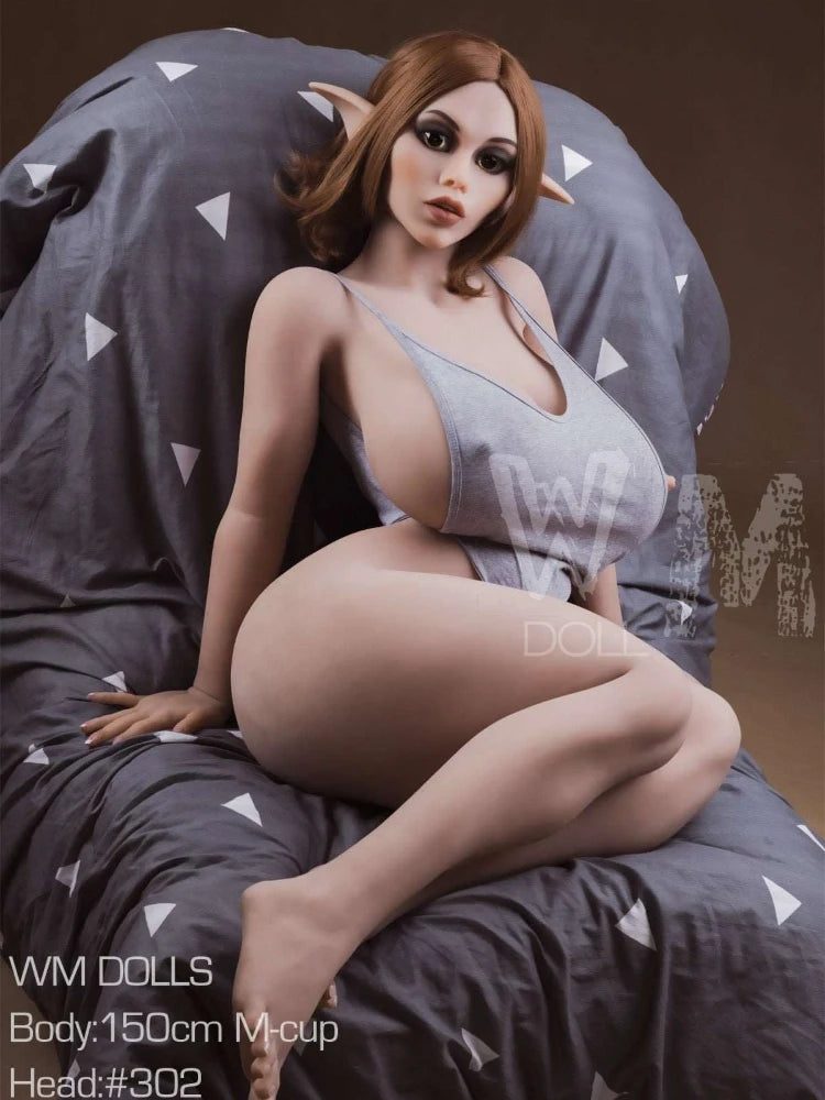 F313-150cm (4ft9)-42.5kg M-cup Big Ass Alien Anime TPE Sex Doll Big Booty | WM Doll