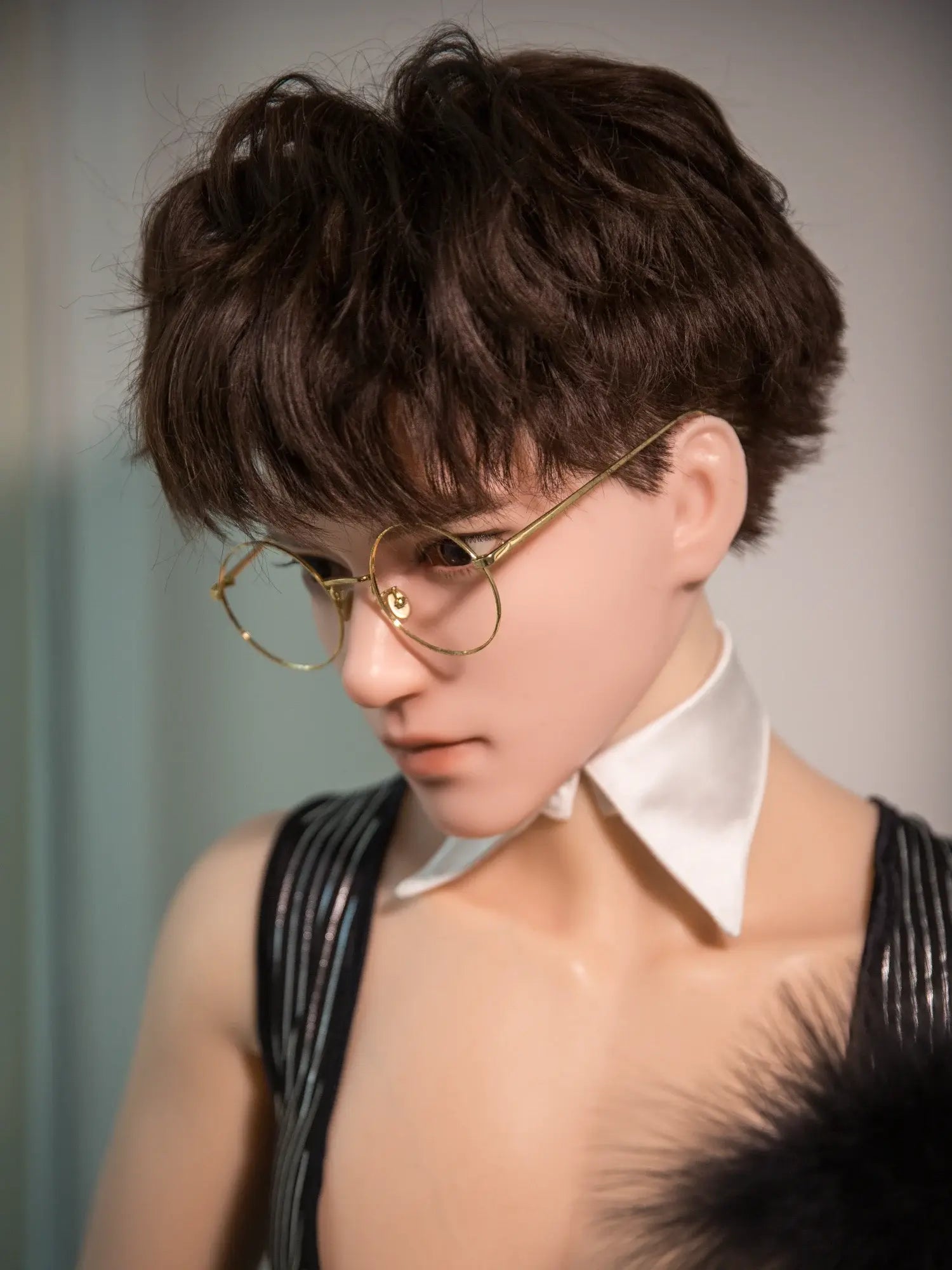 F4610-165cm/5ft5-36.5kg Femboy Full Size Sex With Silicone Male Sex Doll | Qita doll - Image 5