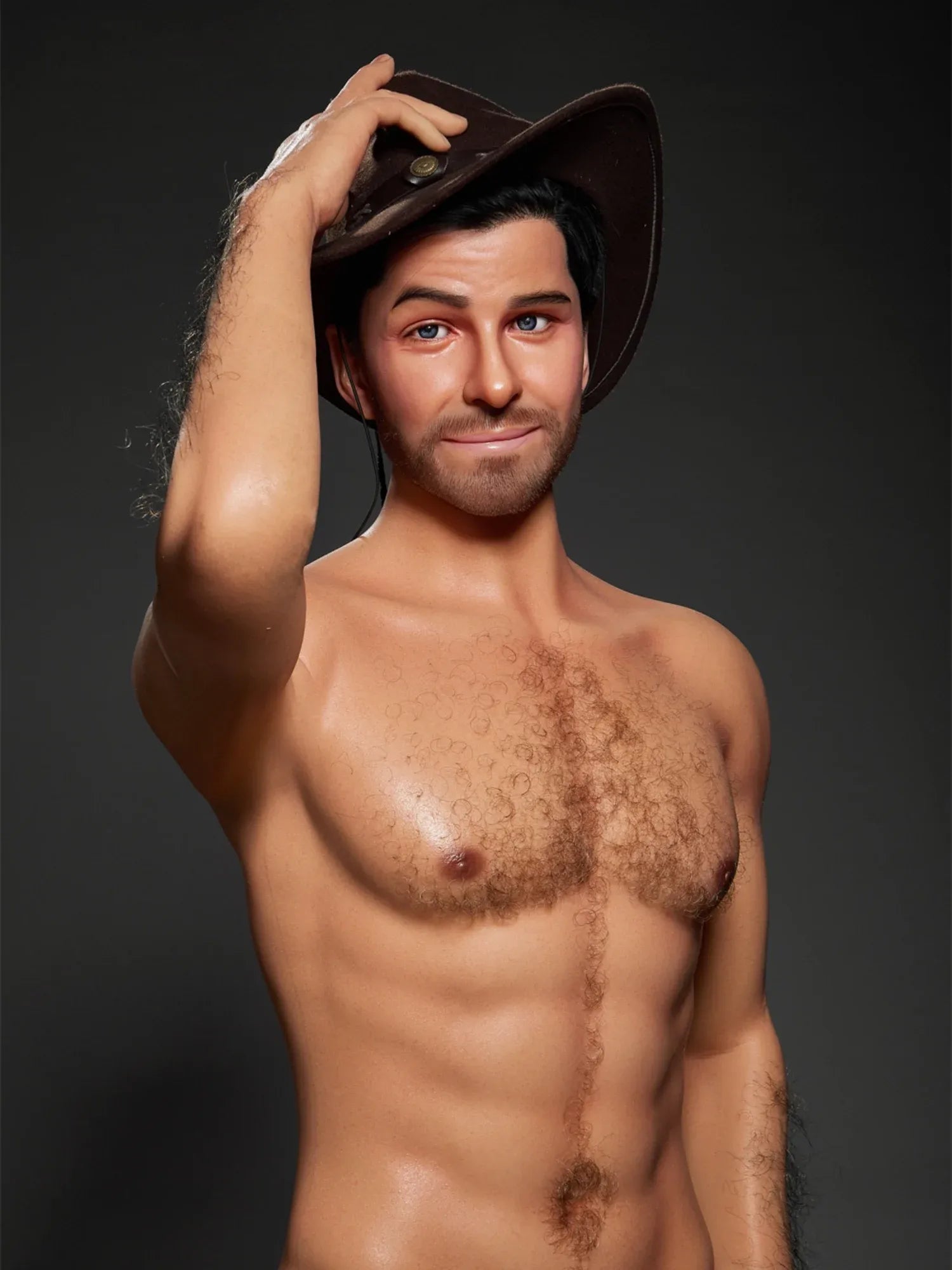 F4577-170cm/5ft7-38kg Allen Silicone Sex Doll Male Femboy Masturbator-Irontech Doll - Image 17