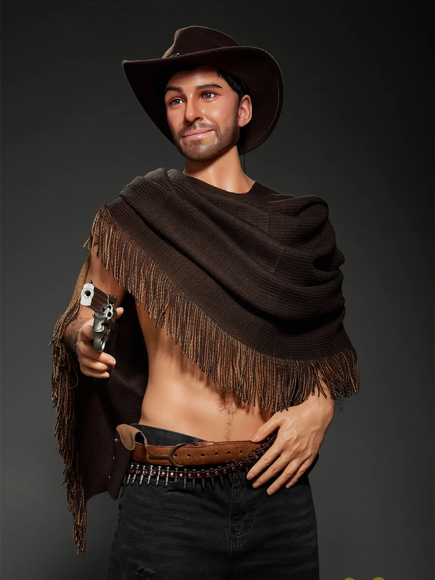 F4577-170cm/5ft7-38kg Allen Silicone Sex Doll Male Femboy Masturbator-Irontech Doll - Image 15