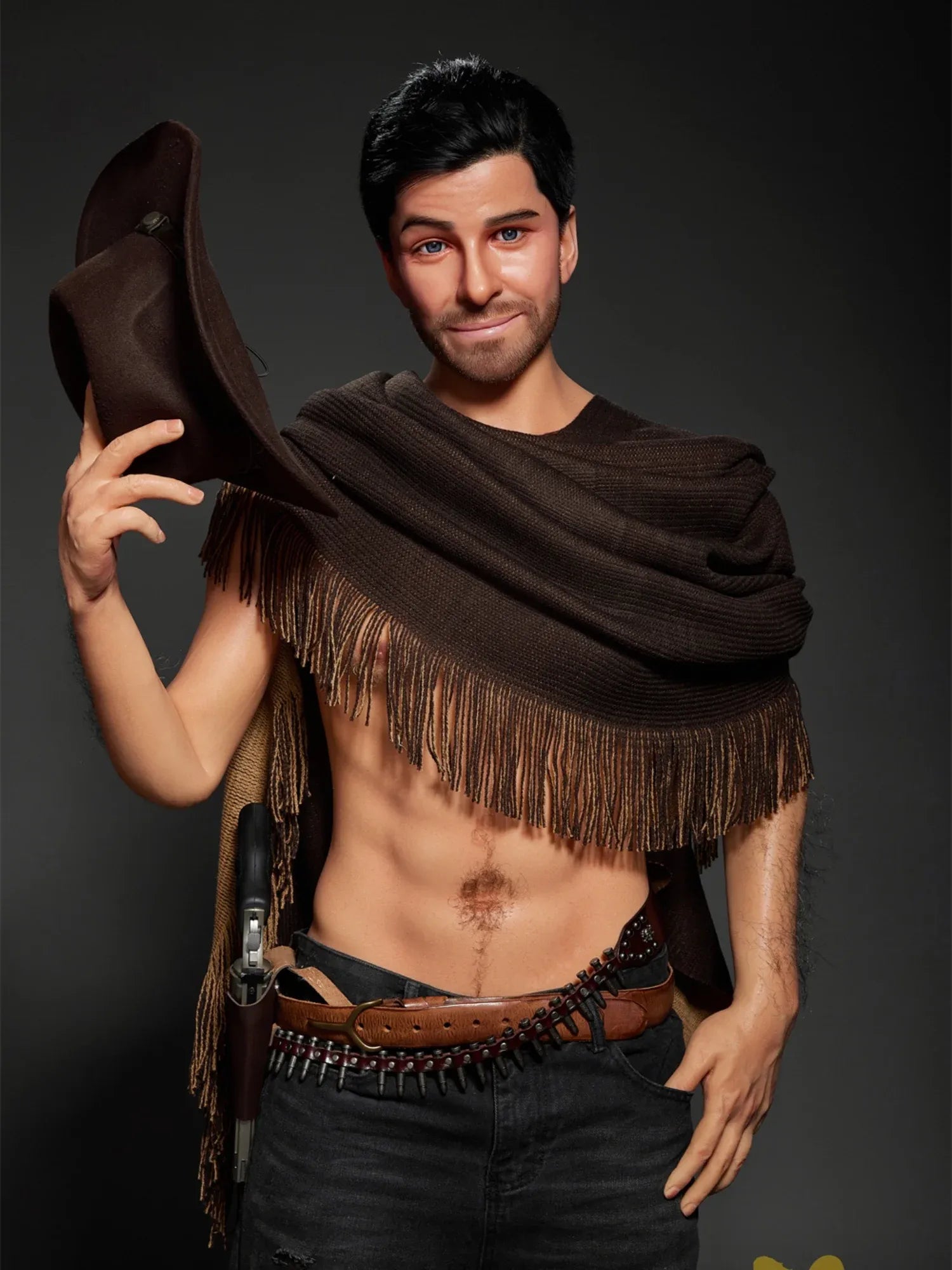 F4577-170cm/5ft7-38kg Allen Silicone Sex Doll Male Femboy Masturbator-Irontech Doll - Image 14