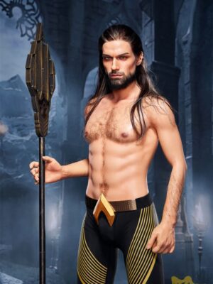 F4576-170cm/5ft7-38kg Tanned Silicone Most Realistic Femboy Adult Male Sex Doll-Irontech Doll