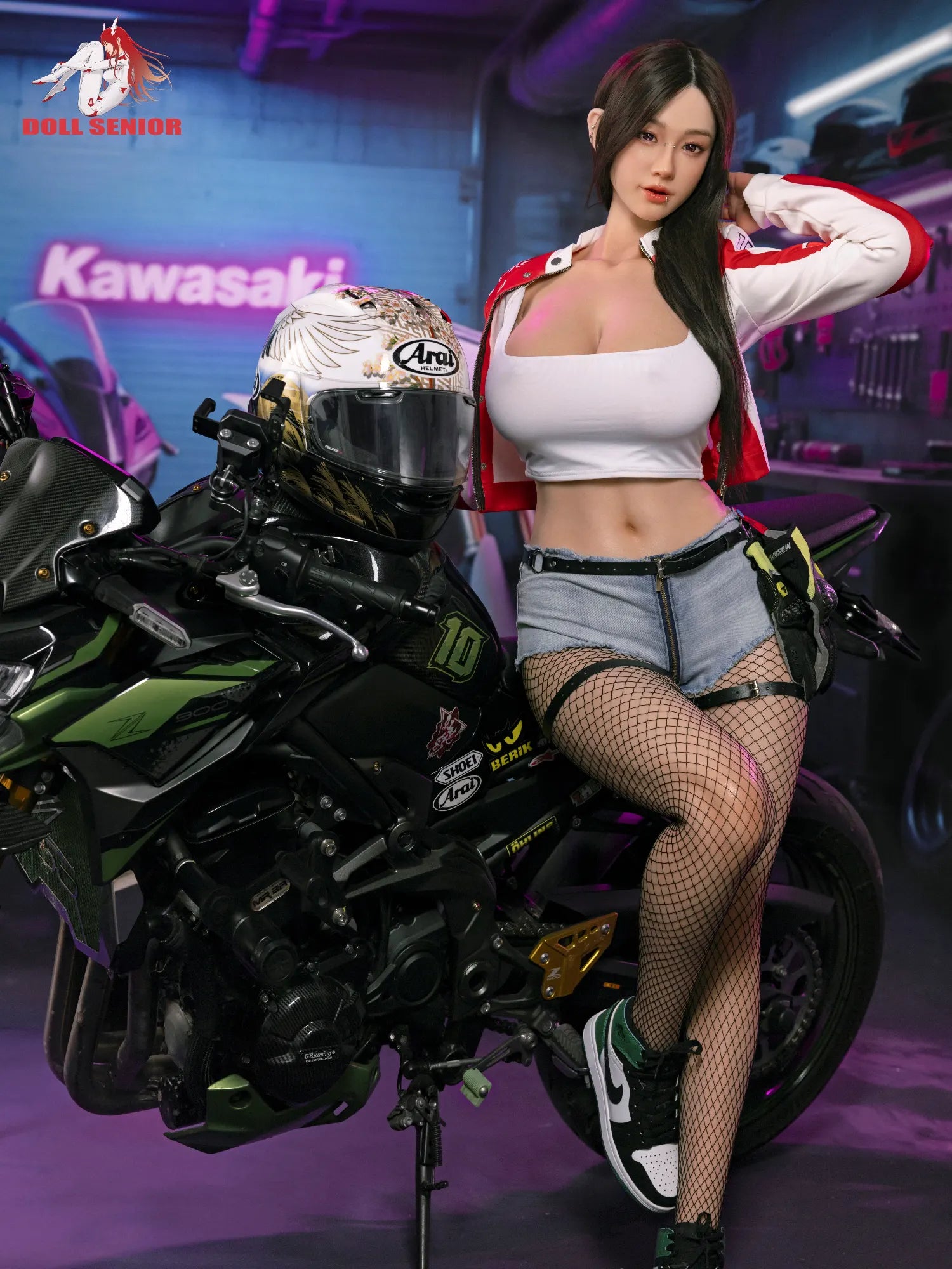 F5713- 170cm(5ft7)-43kg G Cup Silicone ROS Motorcycle Girl Asian Huge breast Sex Doll丨Doll senior - Image 8