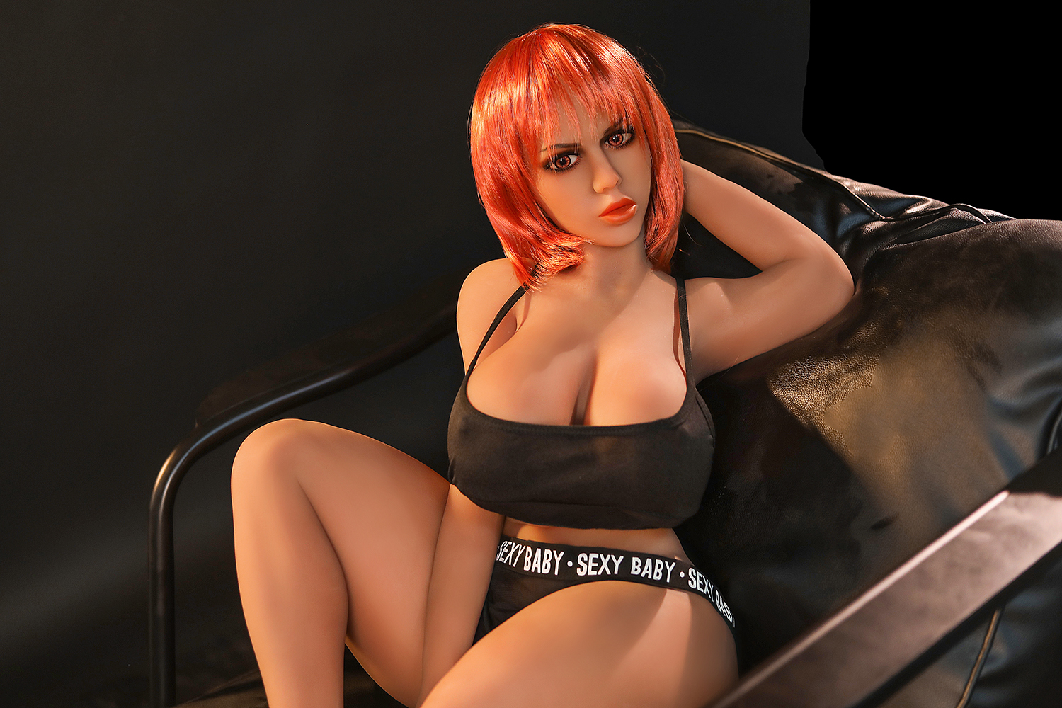 Zephaniah - 118CM Red Hair Sex Doll Mini Doll Big Ass TPE doll - Image 19