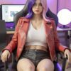 F4913-159cm(5f2)-52kg O Cup Realistic Silicone Head BBW Booty Sex Doll  | Aibei Doll