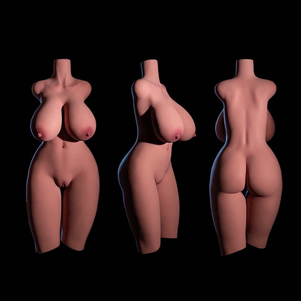 T17-(61.7lb) Black-Doggystyle BBW Sex Doll Torso|Luxury Torso doll|Climax Doll - Image 2