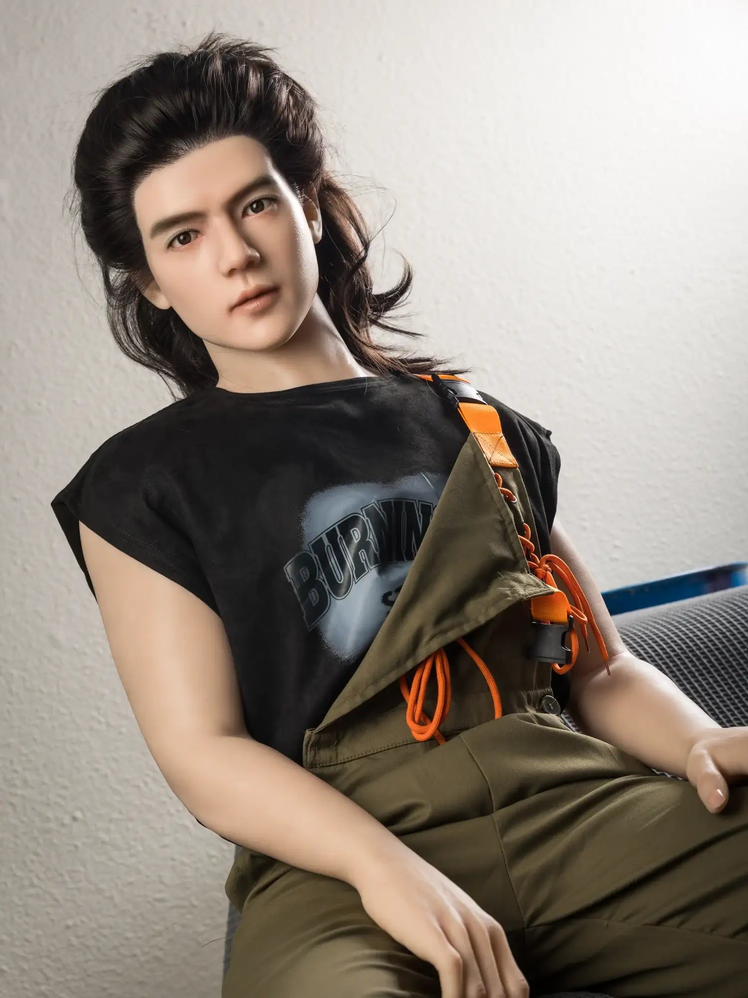 F4612-177cm/5ft10-55kg Femboy Full Size Sex With Silicone Male Sex Doll | Qita doll - Image 4