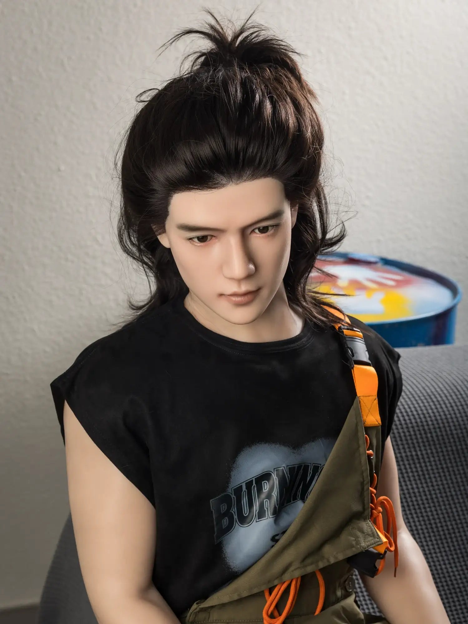 F4612-177cm/5ft10-55kg Femboy Full Size Sex With Silicone Male Sex Doll | Qita doll - Image 7