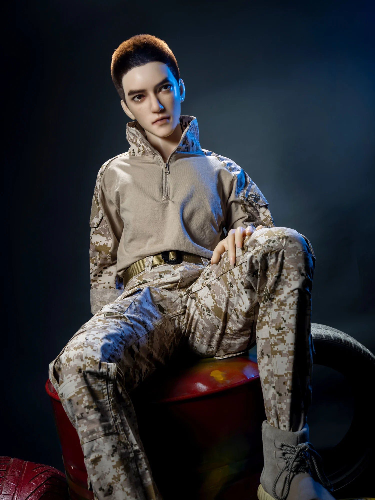 F4611-165cm/5ft5-36.5kg Femboy Full Size Sex With Silicone Male Sex Doll | Qita doll - Image 4