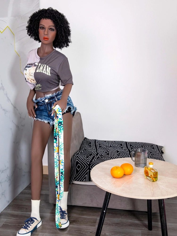 F5213-158cm(5ft2) 29.5kg D Cup Ana Real Love TPE Sex Doll |Galaxy - Image 2