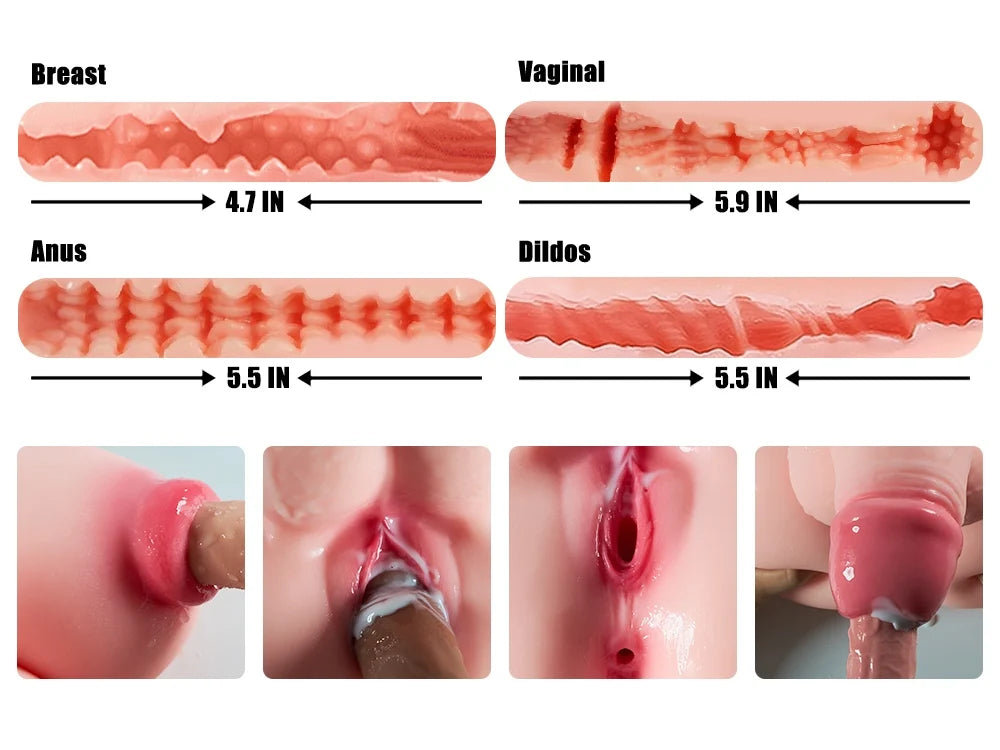 P78-11.02LB 9.8inch Dildo BBW shemale sex doll Hentai Femboy Best Mini Male Huge Cock Trans Sex Torso | MRL - Image 10