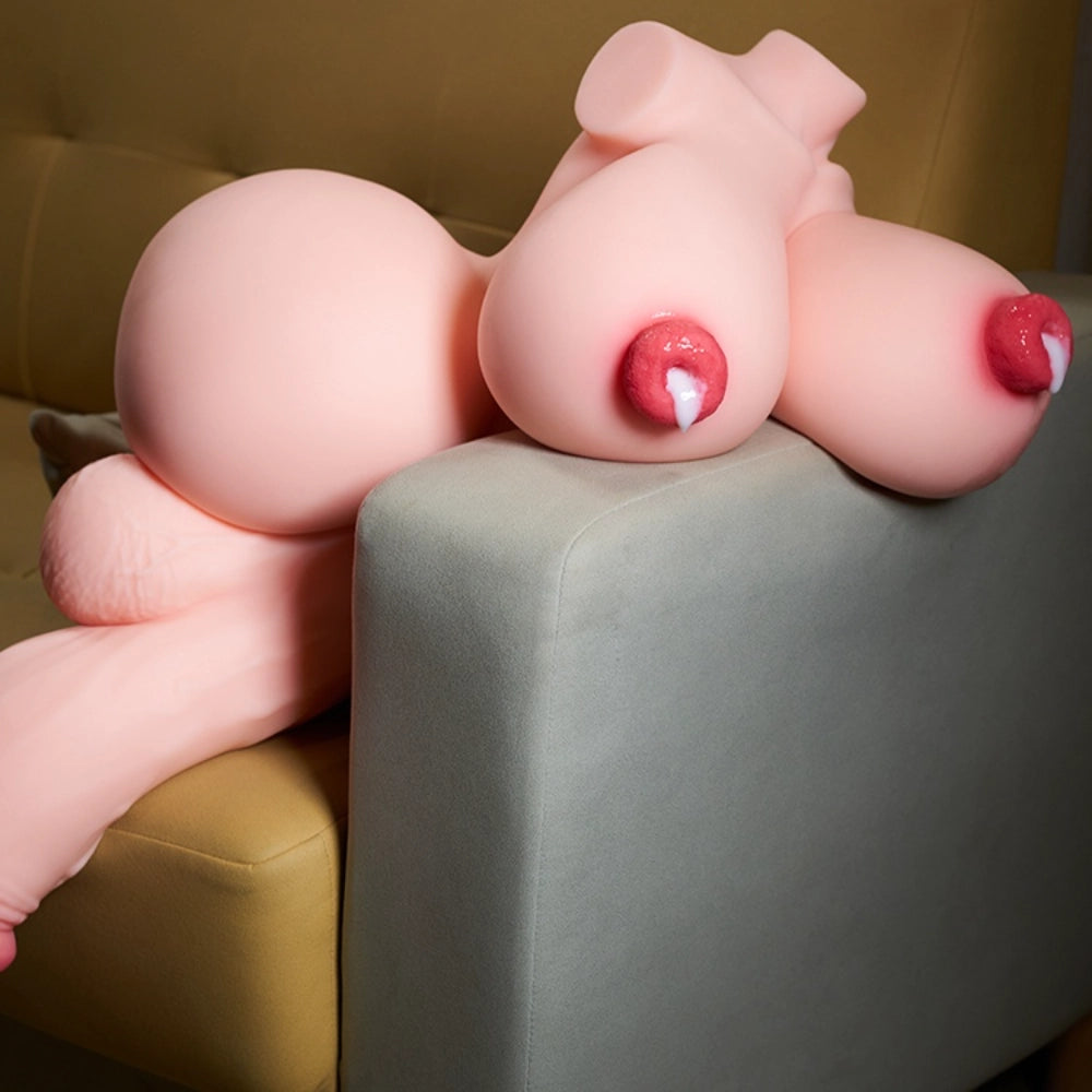 P76-44LB 15.7inch Dildo Hentai Shemale Femboy Male Huge Cock Trans Torso | MRL - Image 4