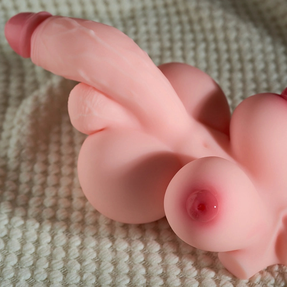 P83-2.87lb 5.5inch Dildo Bbw Hentai Trans Femboy Best Mini Male Sex Doll Torso | MRL - Image 7