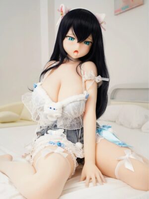 F5687-150cm(4ft9)-37.6kg Koharu L Cup S-TPE Big Breasts Animes BBW Mini Hentai Sex Doll | IROKEBIJIN Doll