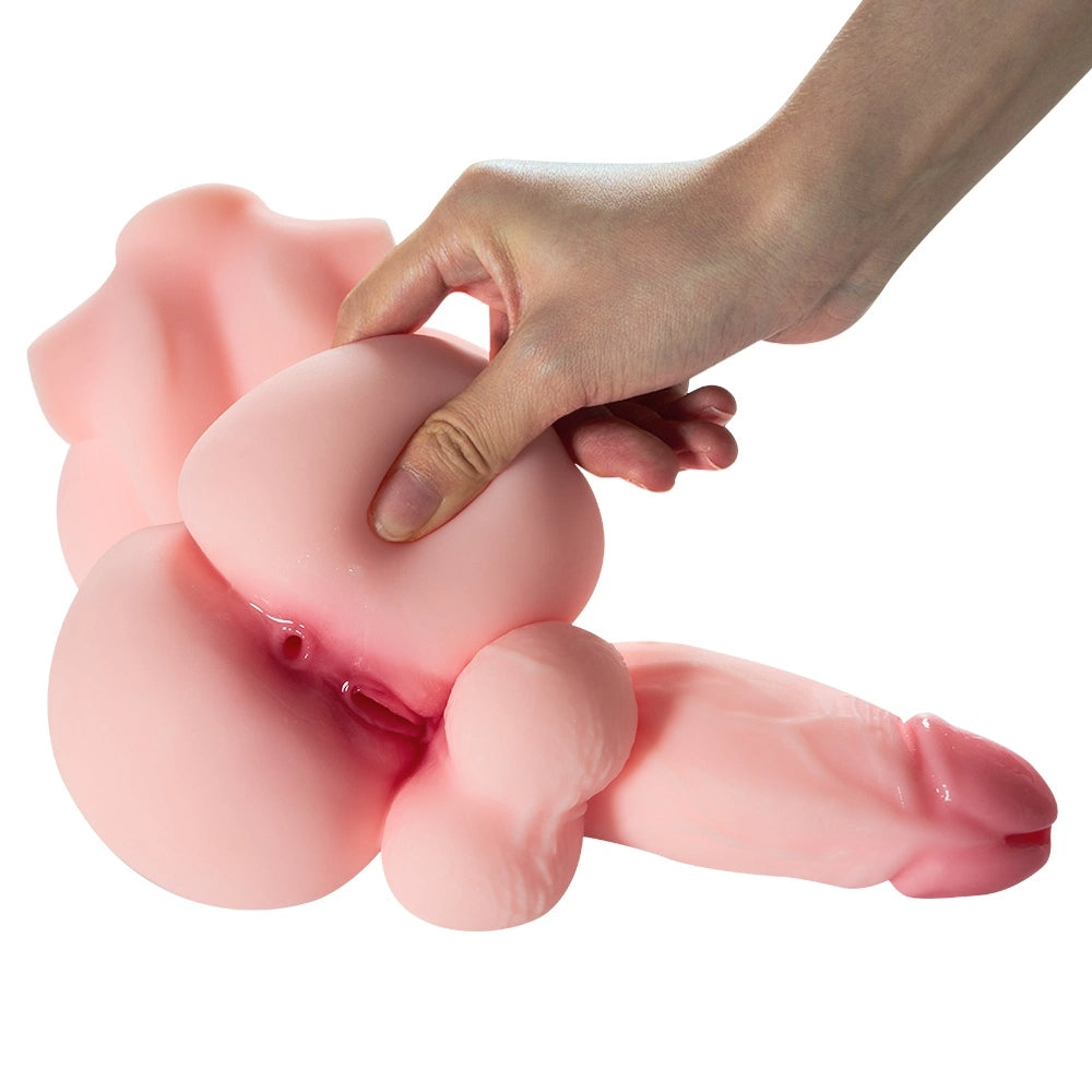 P83-2.87lb 5.5inch Dildo Bbw Hentai Trans Femboy Best Mini Male Sex Doll Torso | MRL - Image 4