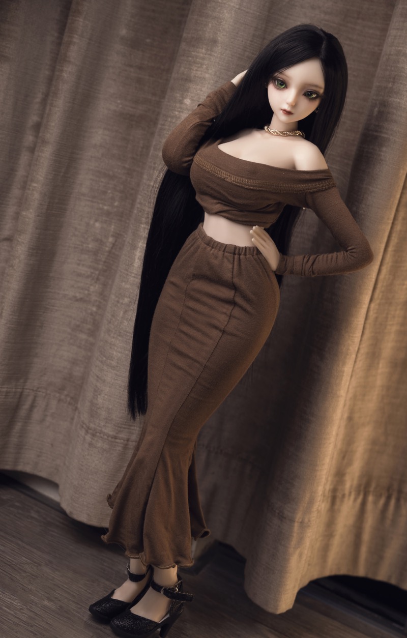 Judith -Alluring Full Silicone Anime Adult Black Hair Figurine