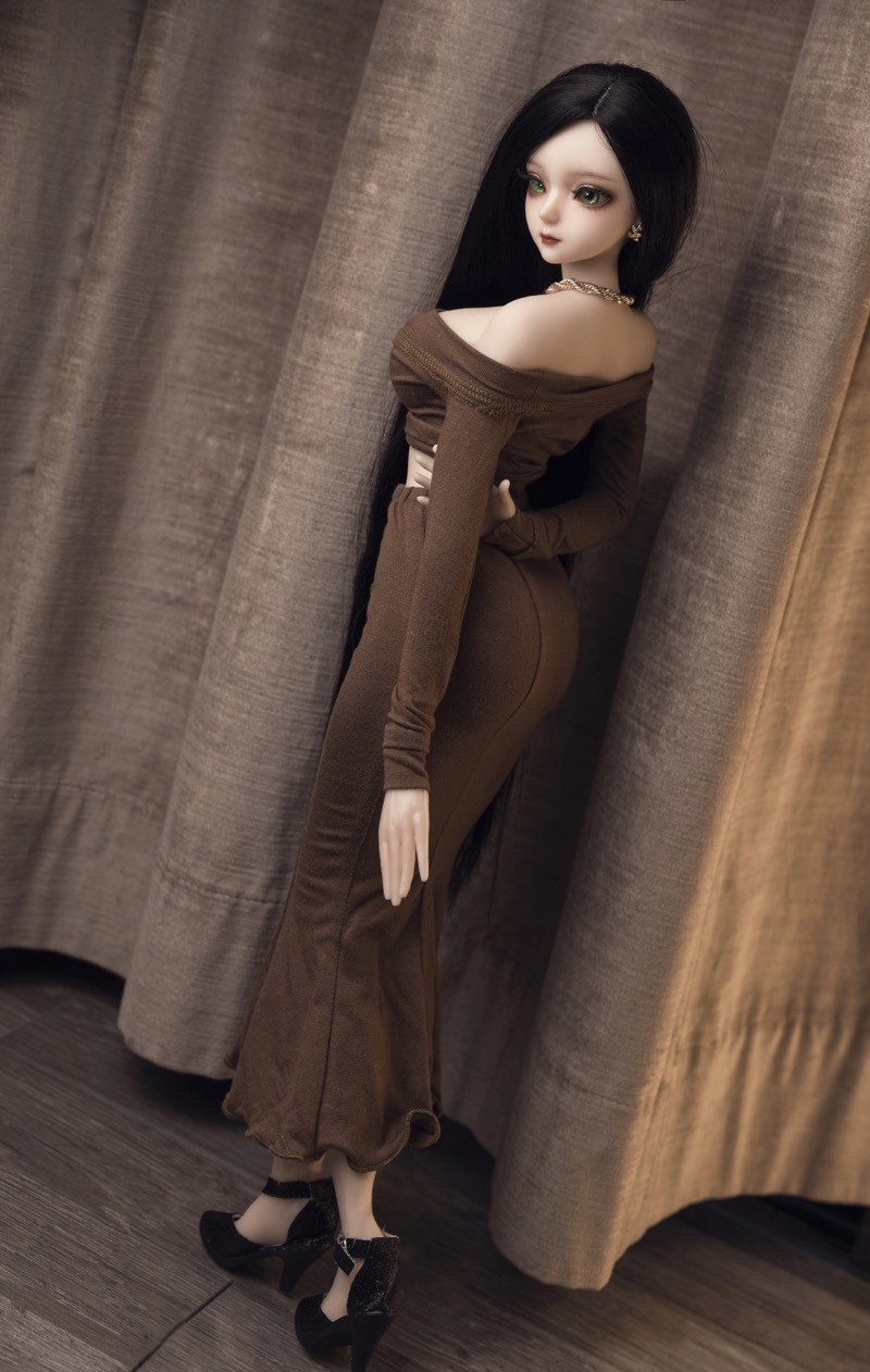 Judith -Alluring Full Silicone Anime Adult Black Hair Figurine - Image 6