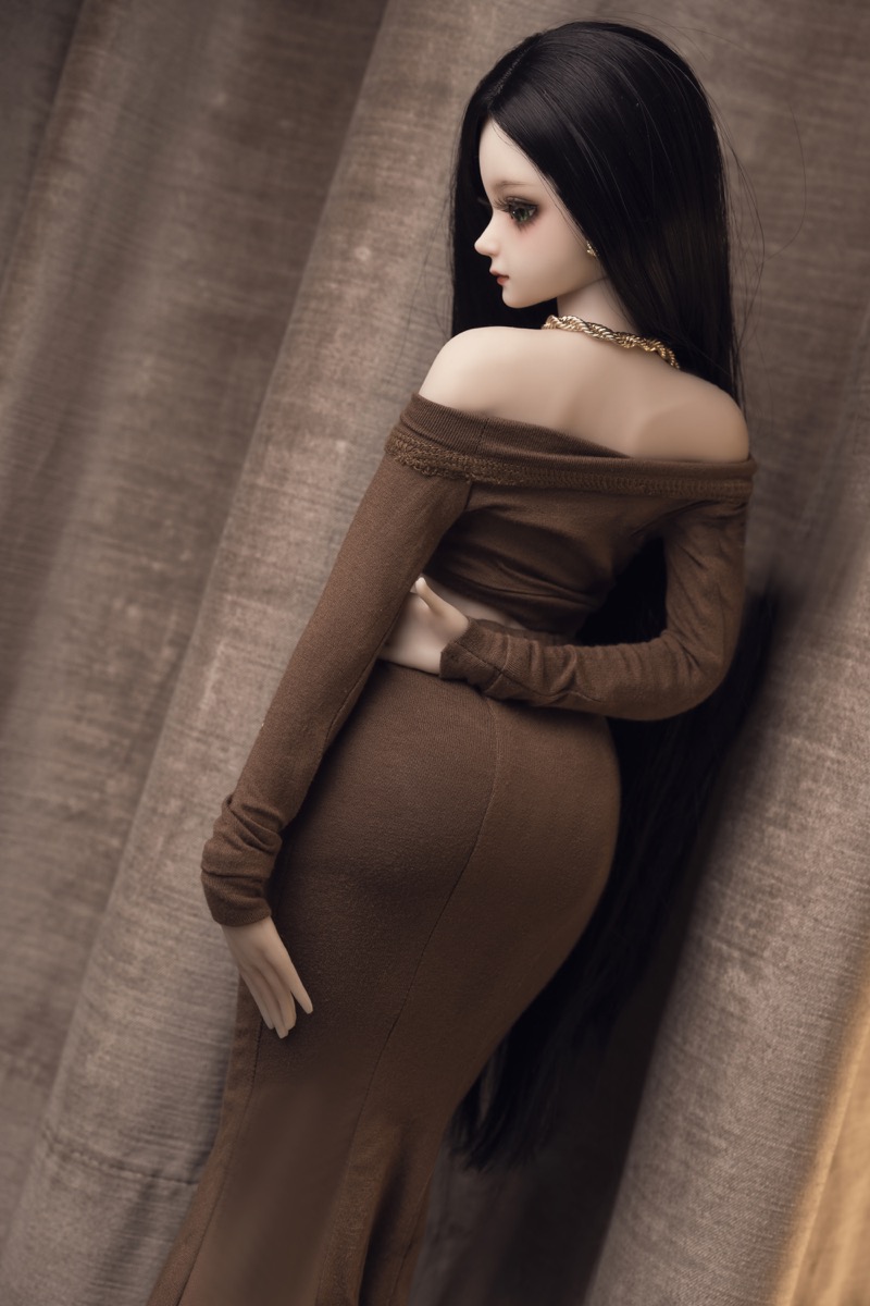 Judith -Alluring Full Silicone Anime Adult Black Hair Figurine - Image 2