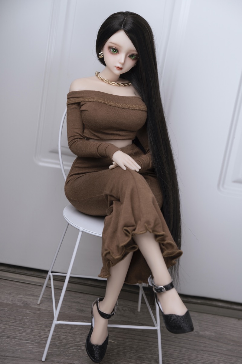 Judith -Alluring Full Silicone Anime Adult Black Hair Figurine - Image 14