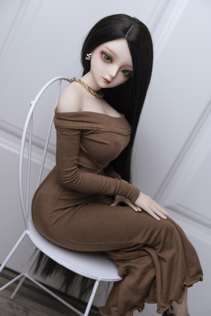 Judith -Alluring Full Silicone Anime Adult Black Hair Figurine - Image 13