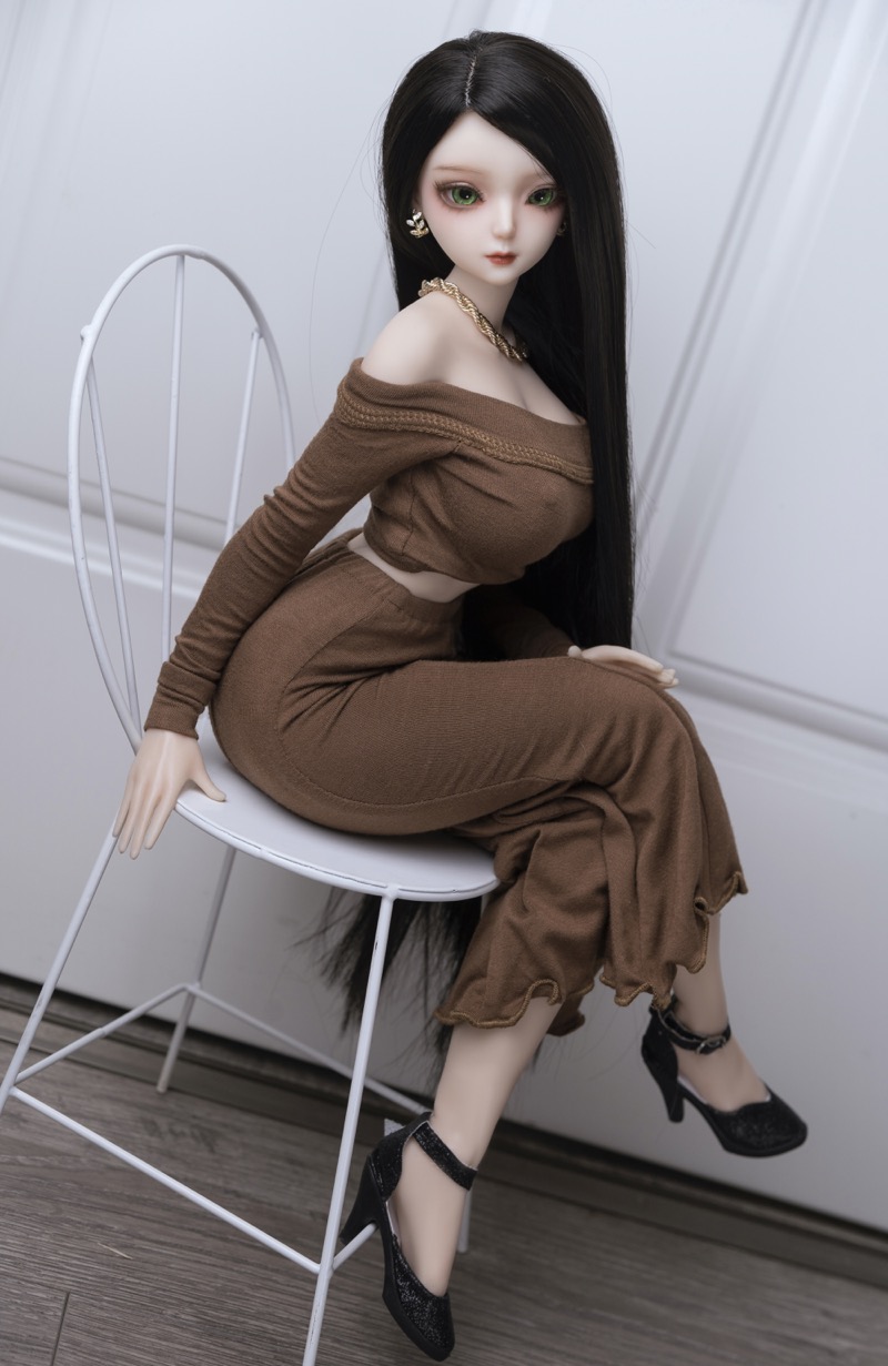 Judith -Alluring Full Silicone Anime Adult Black Hair Figurine - Image 8