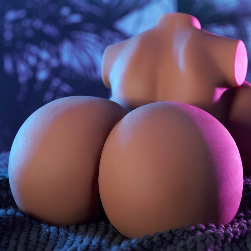 P87-24.3LB Lucy Tan Fuckable Tits Breasts Ebony Black BBW Sex Dolls xxx Torso | MRL - Image 9