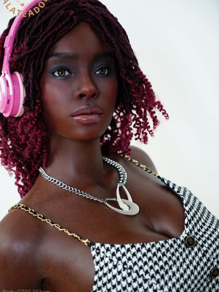 F5150-163cm D Cup ROS Hottie Ebony Black Silicone Best AI Sex Doll | Galatea doll - Image 6